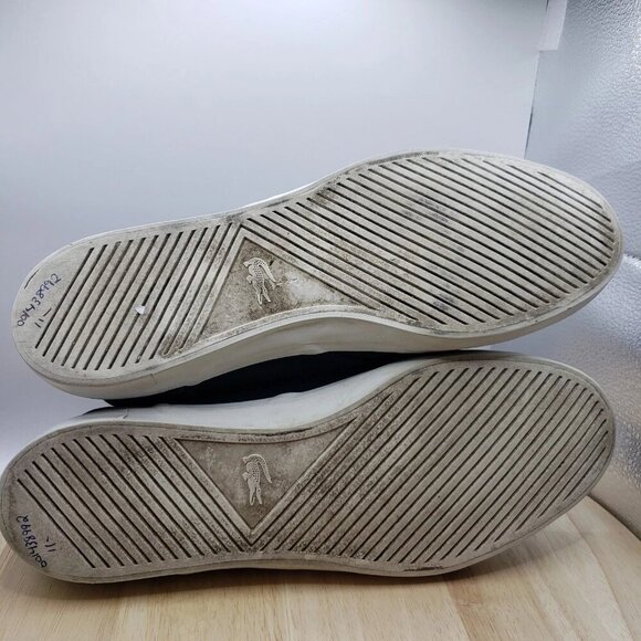 Shoes Universal Men siz 11 Lacoste Sevrin Mid 732CAM0087024 Black - Picture 6 of 6